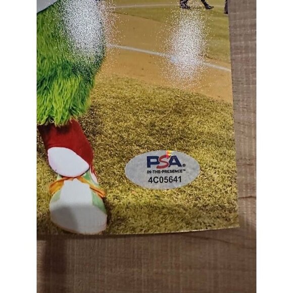 Phillie Phanatic signed autographed Philadelphia Phillies 8x10 Photo PSA - Picture 3 of 3
